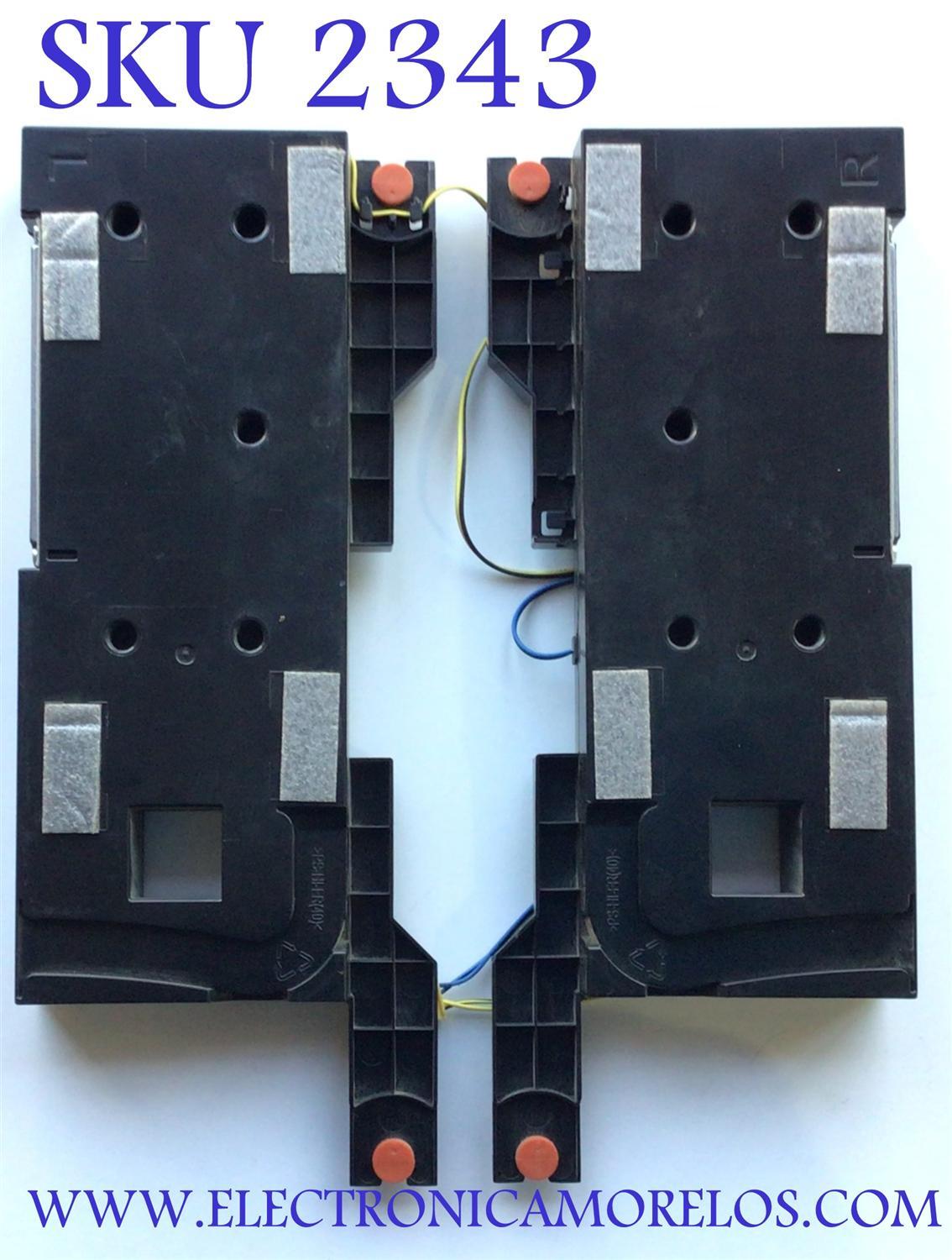 KIT DE BOCINAS PARA TV SAMSUNG ( 2 PZ ) / NUMERO  DE PARTE BN96-35008B / BN9635008B / 05008B / 6Ω 10W / A96A05NA19 / PANEL CY-WJ065HGLV6H HW02 / MODELO UN65JU6700FXZA TD03